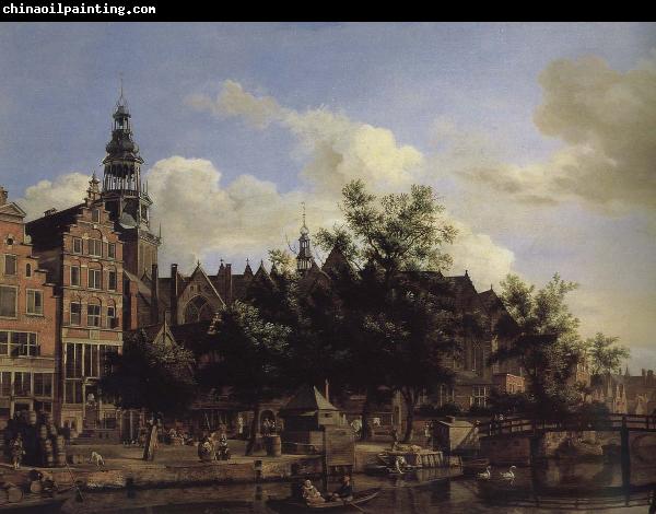 Jan van der Heyden Old church landscape