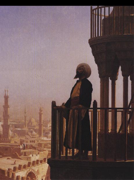 Jean - Leon Gerome Le Muezzin, the Call to Prayer.