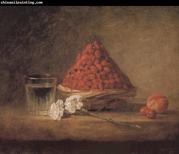 Jean Baptiste Simeon Chardin With wild strawberry basket