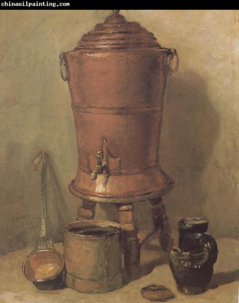 Jean Baptiste Simeon Chardin Copper water tank