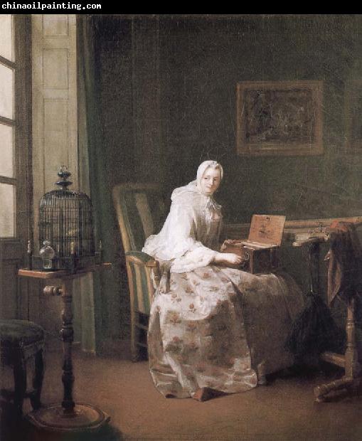 Jean Baptiste Simeon Chardin Birdie and woman