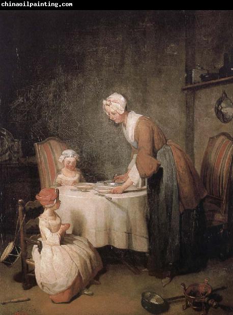 Jean Baptiste Simeon Chardin Fasting prayer