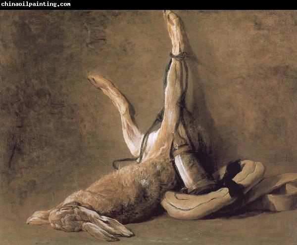 Jean Baptiste Simeon Chardin Hare and hunting with tinderbox