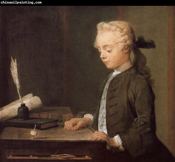 Jean Baptiste Simeon Chardin PLAYING gyro juvenile