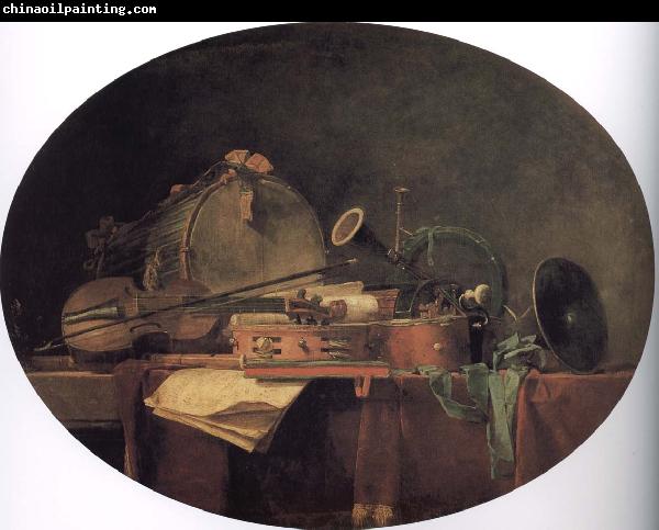 Jean Baptiste Simeon Chardin Folk instruments