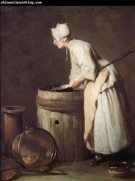 Jean Baptiste Simeon Chardin Cleaning maid