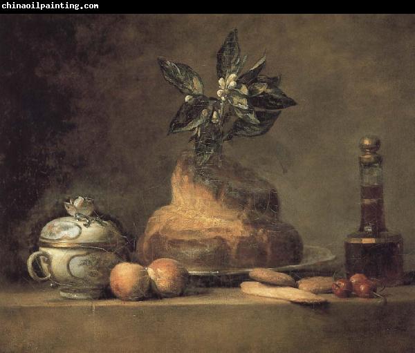 Jean Baptiste Simeon Chardin There is the still-life pastry cream