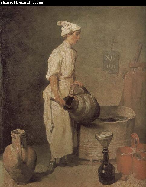 Jean Baptiste Simeon Chardin In the cellar of the boys to clean jar