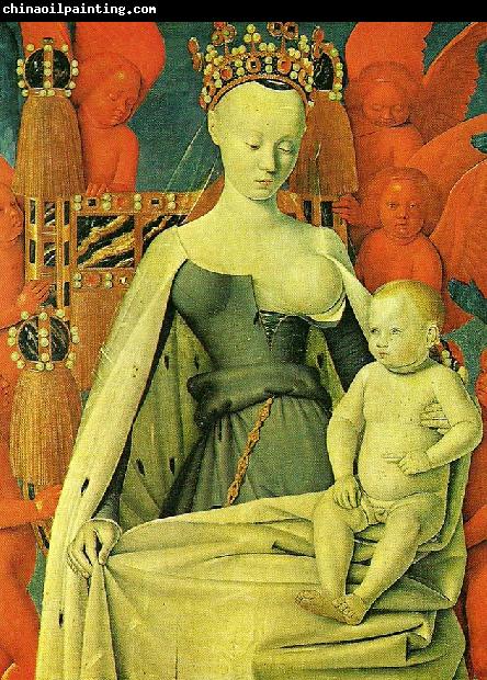 Jean Fouquet virgin and child ,also know as agnes sored