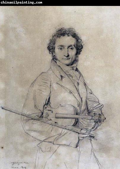 Jean-Auguste Dominique Ingres The Violinist Niccol