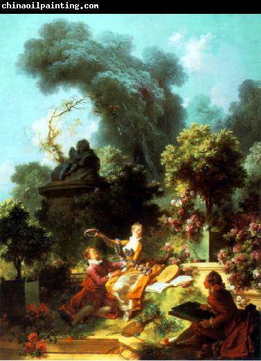 Jean-Honore Fragonard The Lover Crowned