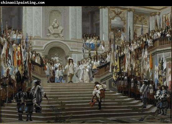 Jean-Leon Gerome Reception of Le Grand Conde at Versailles