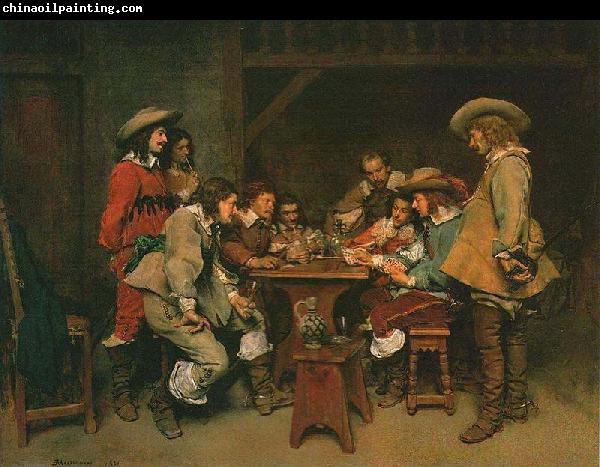 Jean-Louis-Ernest Meissonier A Game of Piquet,