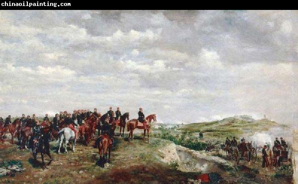 Jean-Louis-Ernest Meissonier Napoleon III at the Battle of Solferino