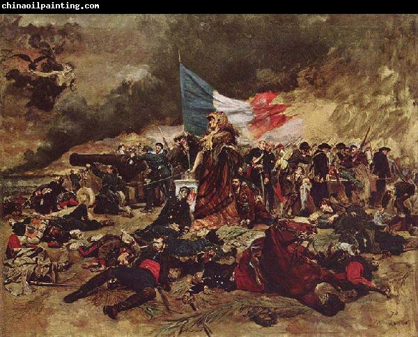 Jean-Louis-Ernest Meissonier The siege of Paris in 1870