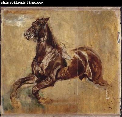 Jean-Louis-Ernest Meissonier Study of a horse