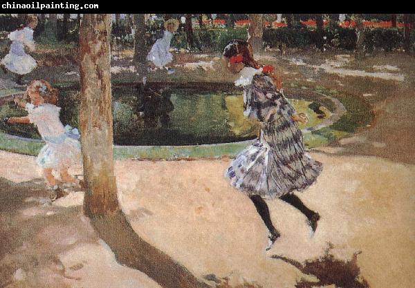 Joaquin Sorolla Elaine and Mary in the skipping