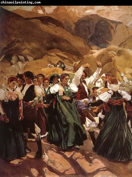 Joaquin Sorolla Huo Da folk dance Aragon