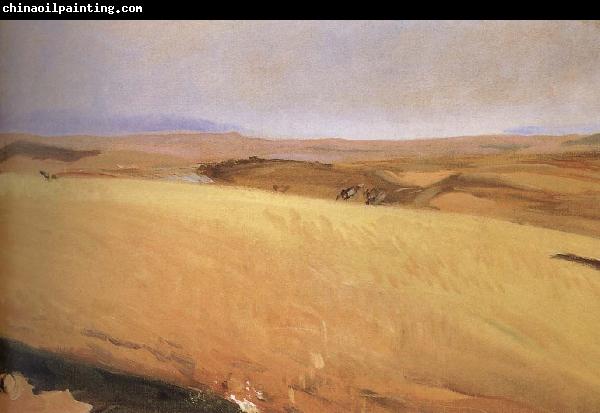 Joaquin Sorolla Castilla wheat field