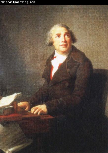 Johann Wolfgang von Goethe one of the most successful opera composers of his time,painted by elisadeth vigee lebrun