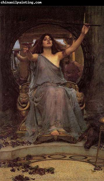 John William Waterhouse Circe Offering the Cup to Odysseus