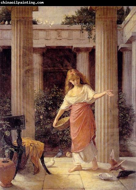 John William Waterhouse In the Peristyle