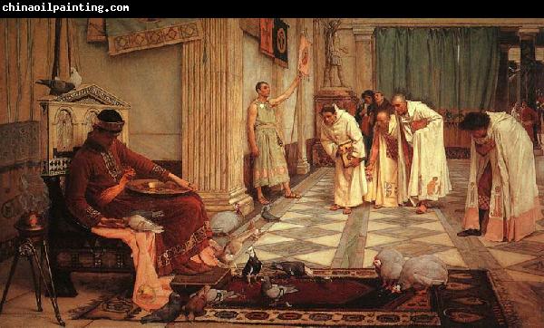 John William Waterhouse The Favorites of the Emperor Honorius