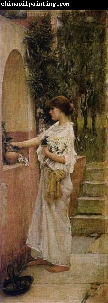 John William Waterhouse A Roman Offering