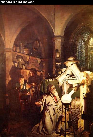 Joseph wright of derby The Alchemist in Search of the Philosopher Stone,