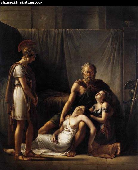 KINSOEN, Francois Joseph The Death of Belisarius' Wife