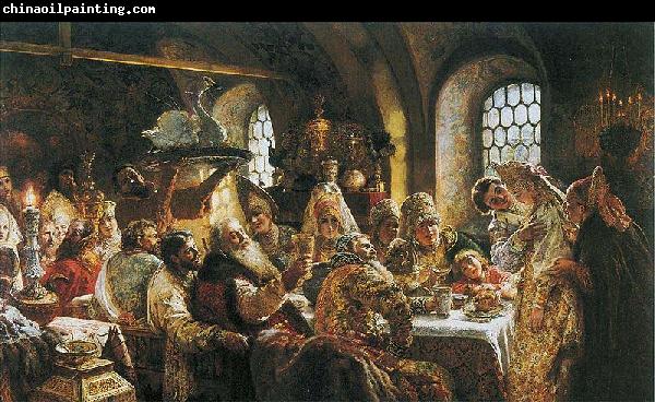 Konstantin Makovsky Boyar wedding feast