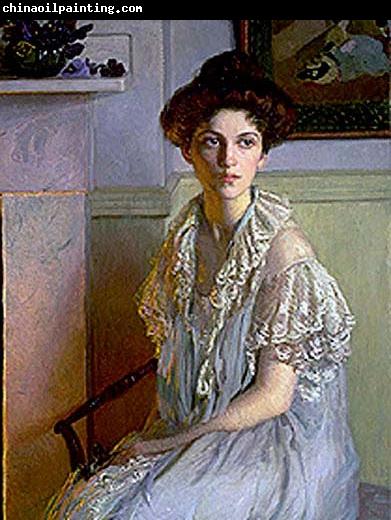 Lilla Cabot Perry Lady with a Bowl of Violets