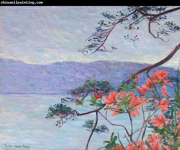 Lilla Cabot Perry Suruga Bay, Azaleas,