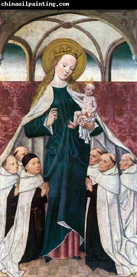 MASTER of the Life of the Virgin The Virgin of Mercy