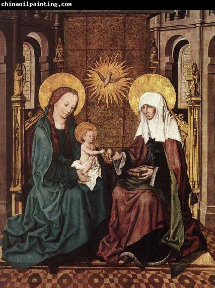 Master of the Housebook Virgin and Child with St Anne