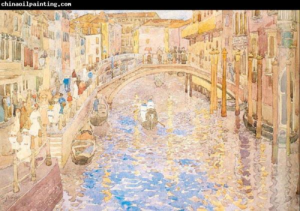 Maurice Prendergast Venetian Canal Scene