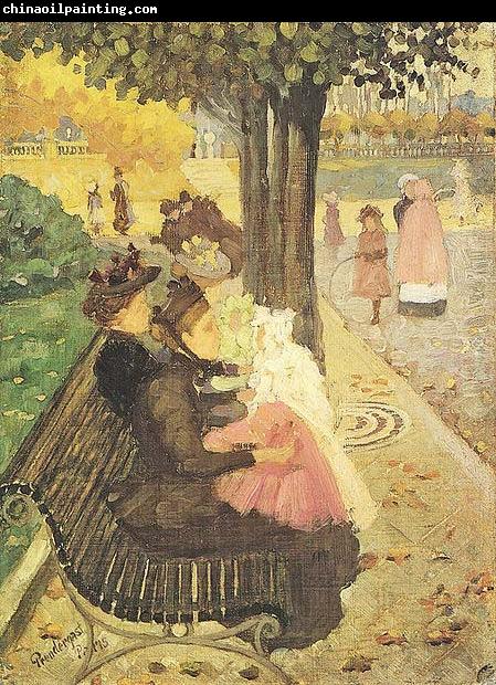 Maurice Prendergast The Tuileries Gardens