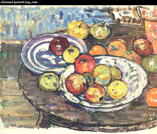 Maurice Prendergast Still Life Apples Vase