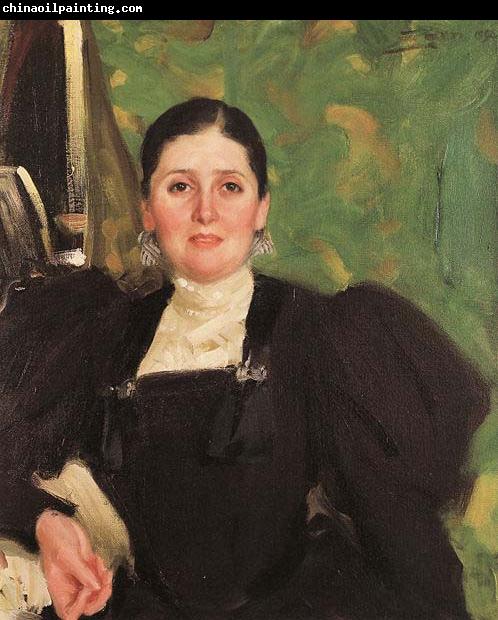 Max Liebermann Martha Liebermann by Anders Zorn