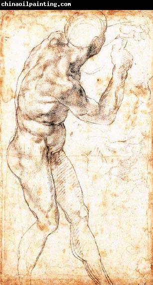 Michelangelo Buonarroti Male Nude