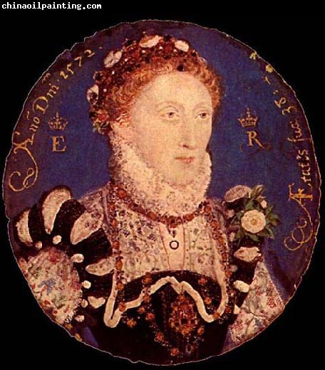 Nicholas Hilliard Miniature of Elizabeth I