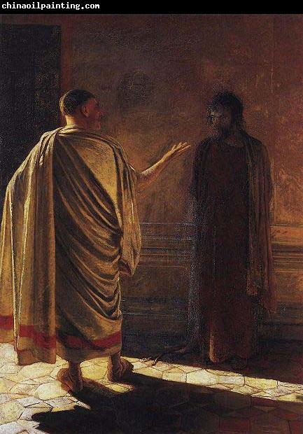 Nikolai Ge Quod Est Veritas Christ and Pilate