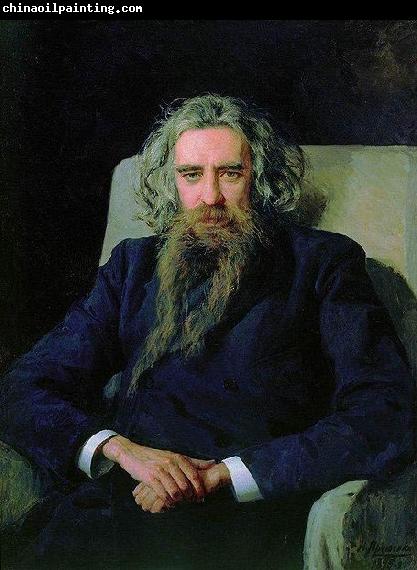 Nikolai Yaroshenko Portrait of Vladimir Solovyov,