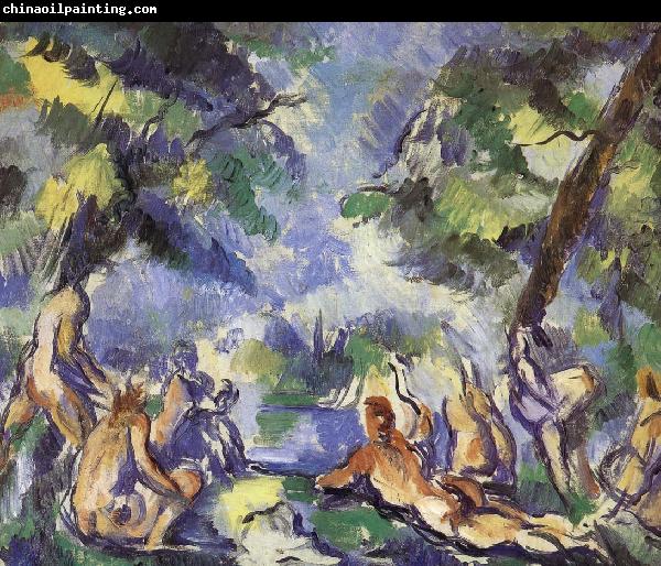 Paul Cezanne Bath nine women who