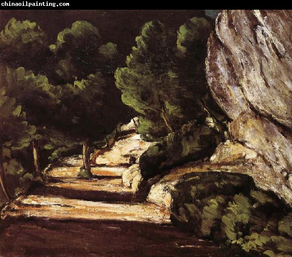 Paul Cezanne path through the woods