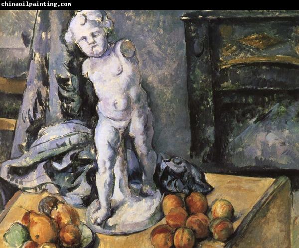 Paul Cezanne God of Love plaster figure likely still life