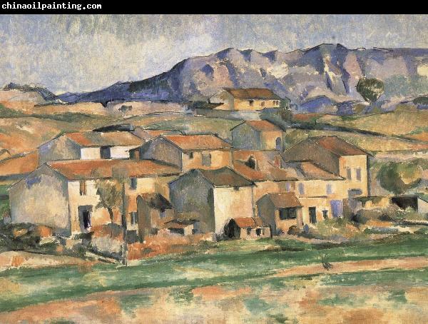 Paul Cezanne near the village garden