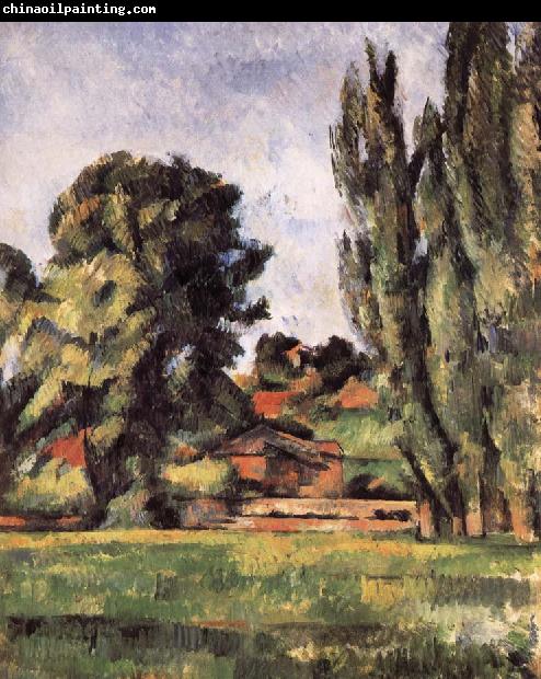 Paul Cezanne landscape has Baiyang