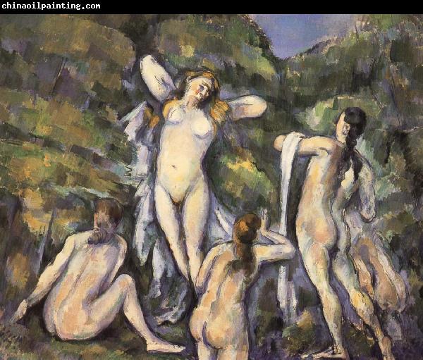 Paul Cezanne Bath four women who