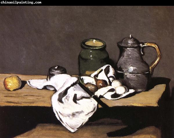 Paul Cezanne have a bottle of still life